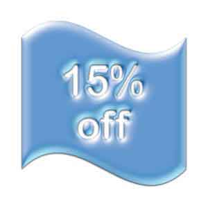 15% discount icon